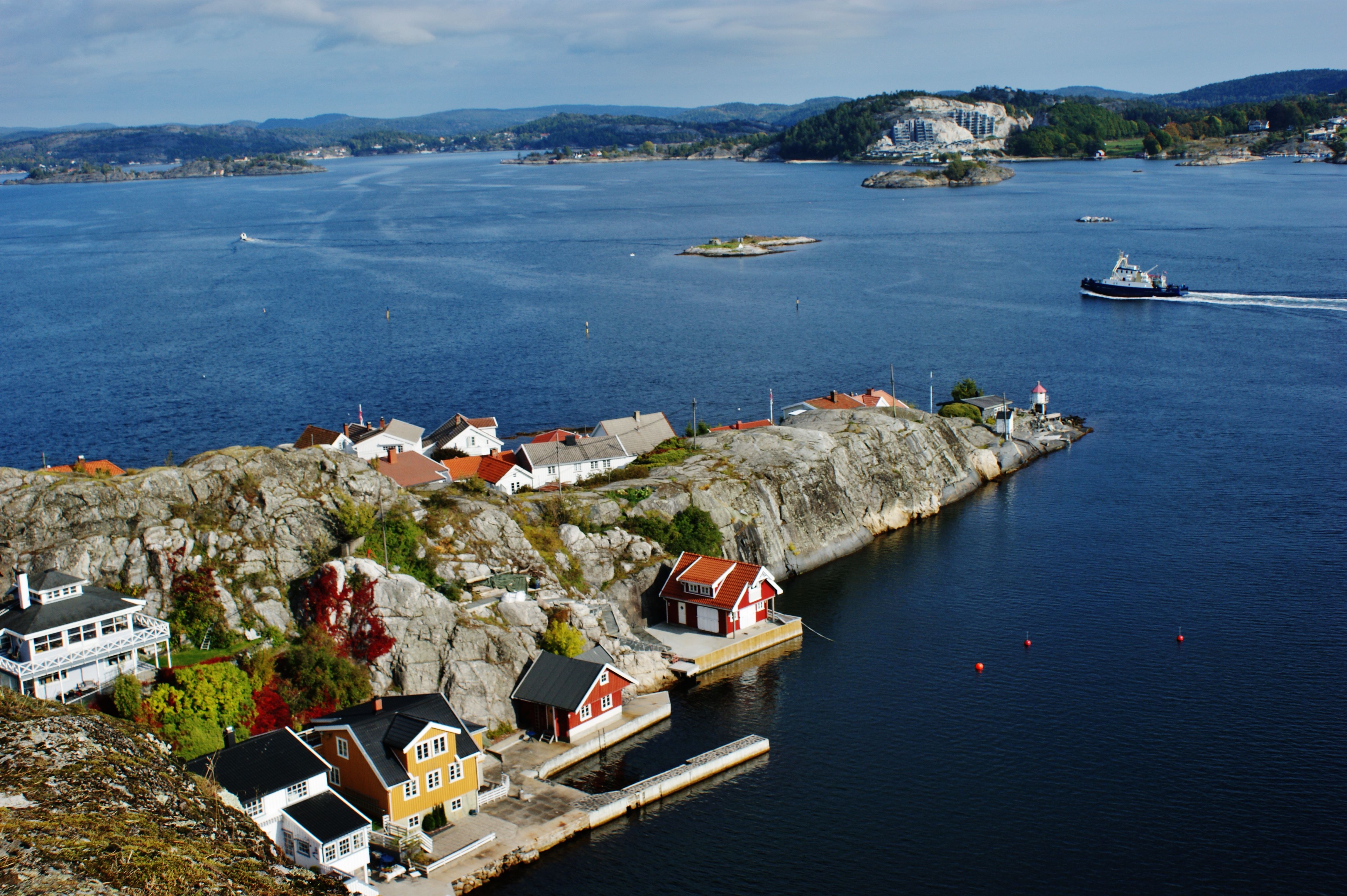 Utsikt fra Veten på Øya