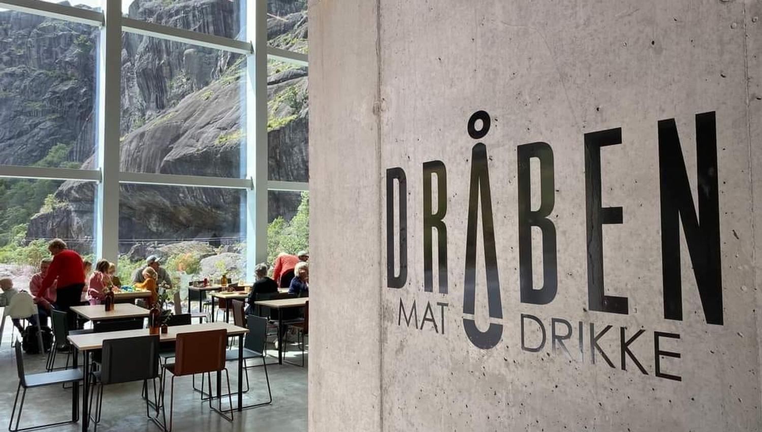 The cafe: Dråben mat og drikke