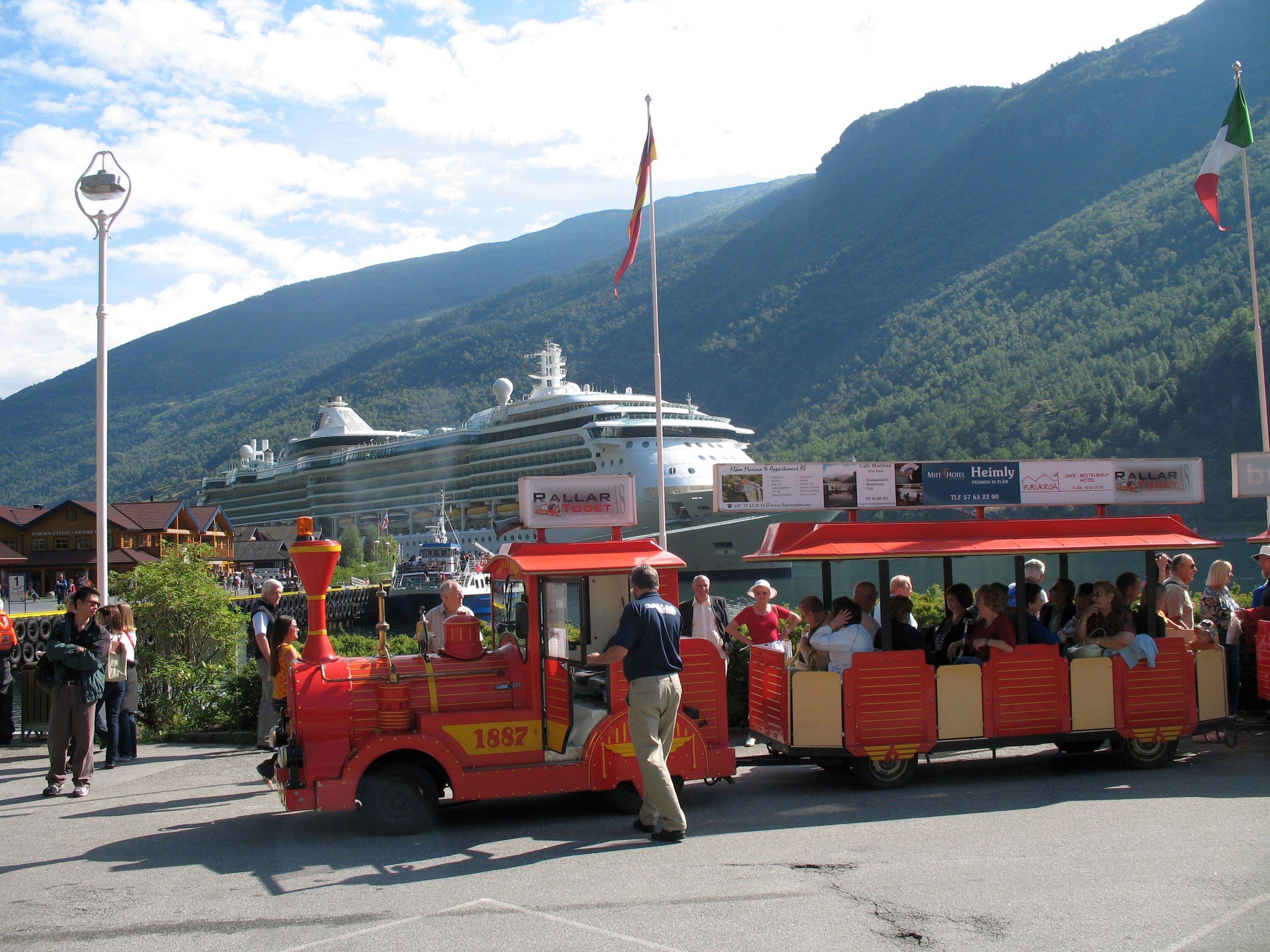 Rallartoget, Flåm