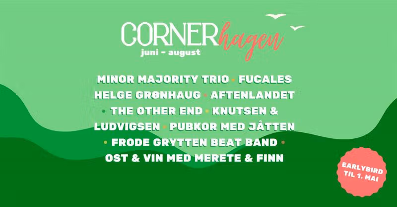 Cornerhagen sommer 2026