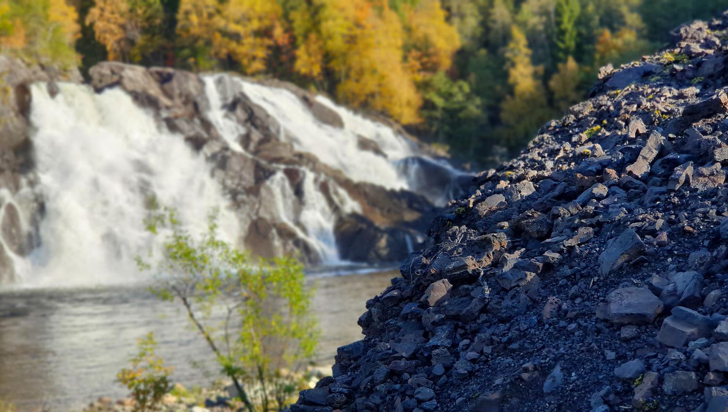 Skjækerfossen Waterfall in Vuku, Verdal