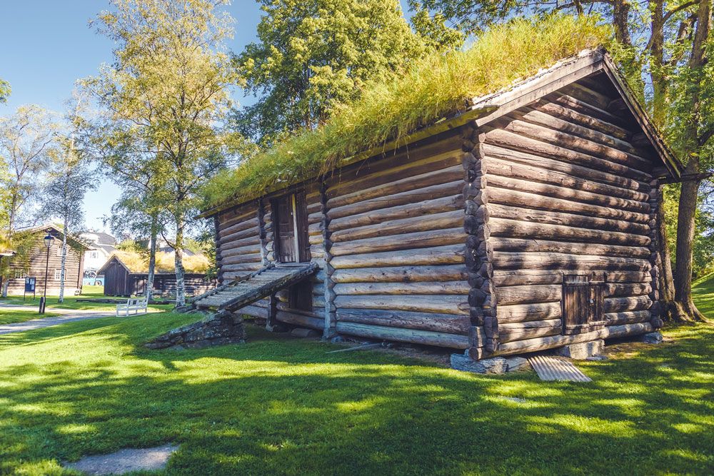 gamle stuer i Brekkeparken
