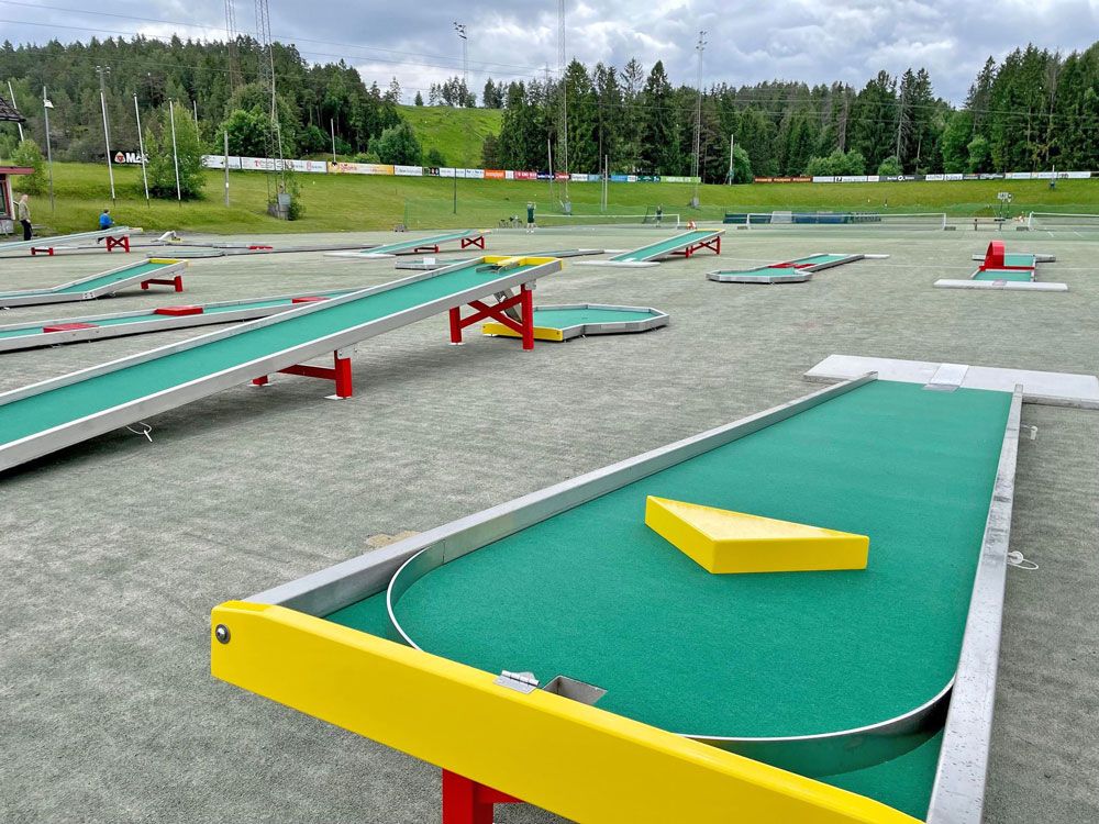 mini golf at Skien leisure park