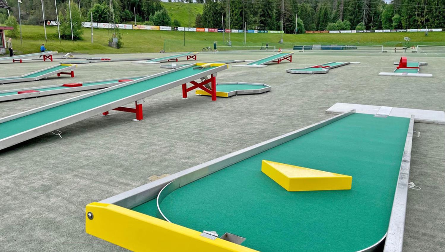 mini golf at Skien leisure park