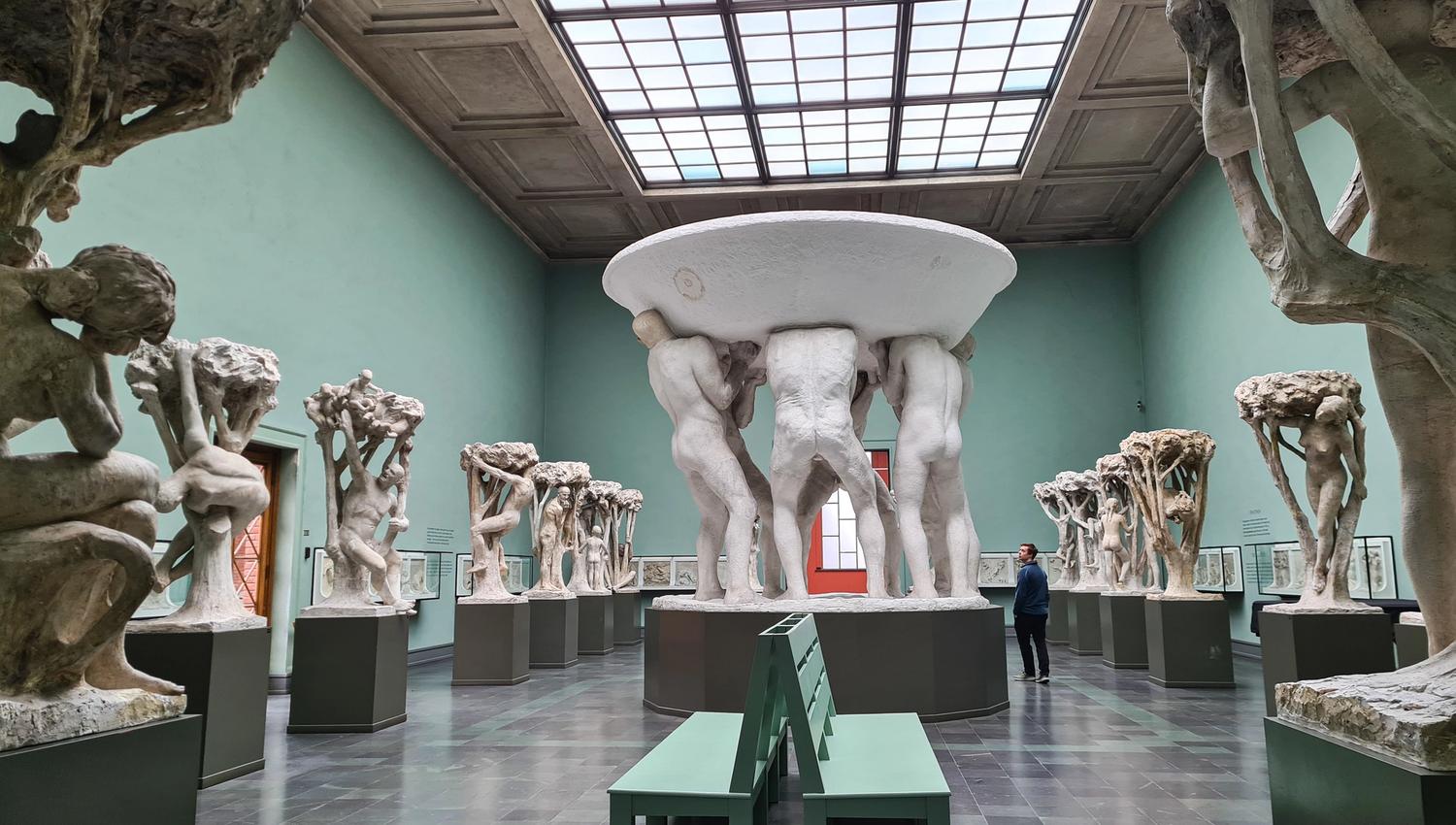 Sculpture room.