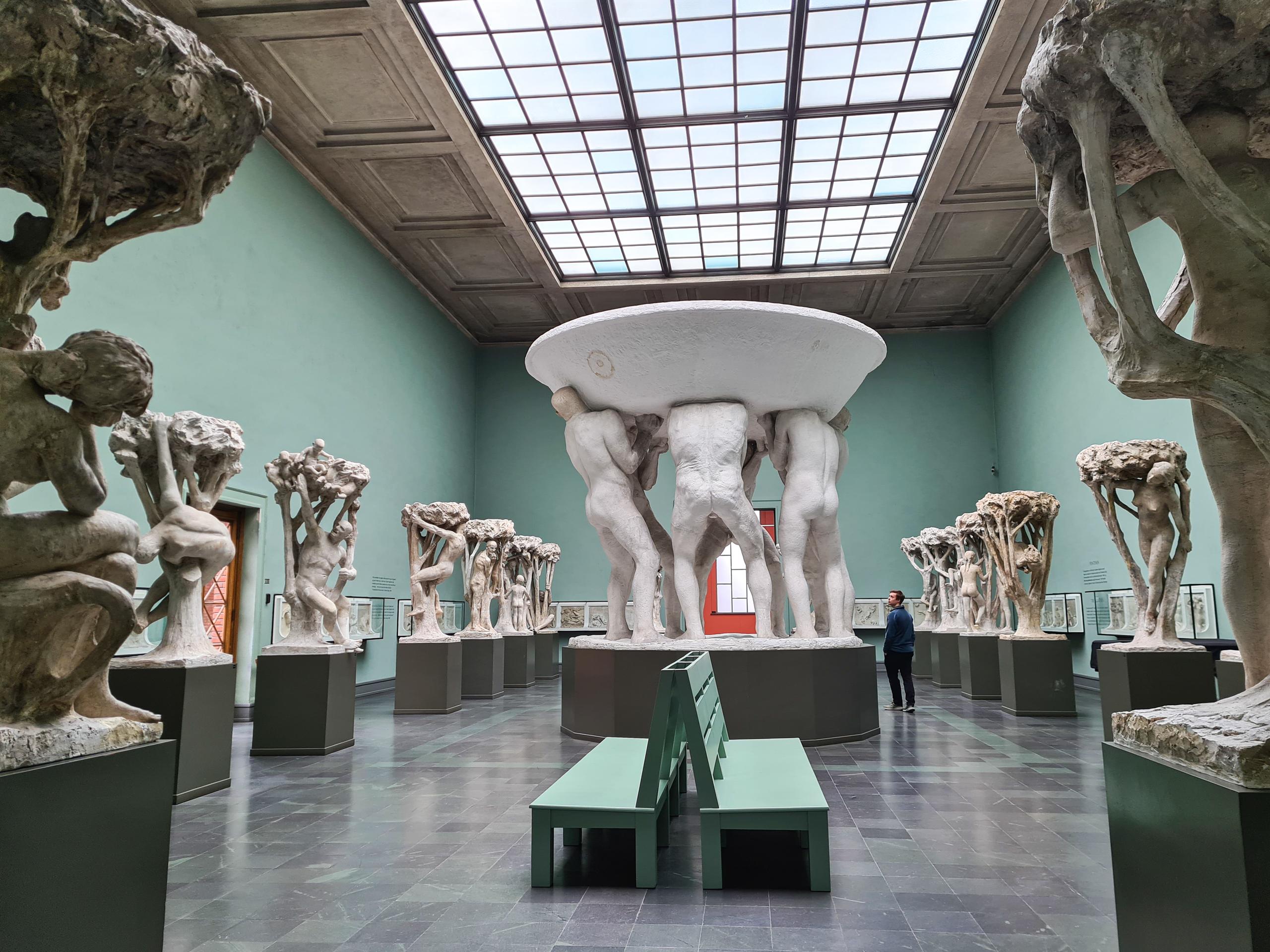 Sculpture room.