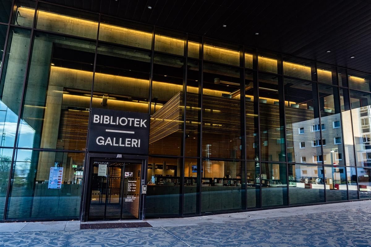Hamar kulturhus bibliotek inngang