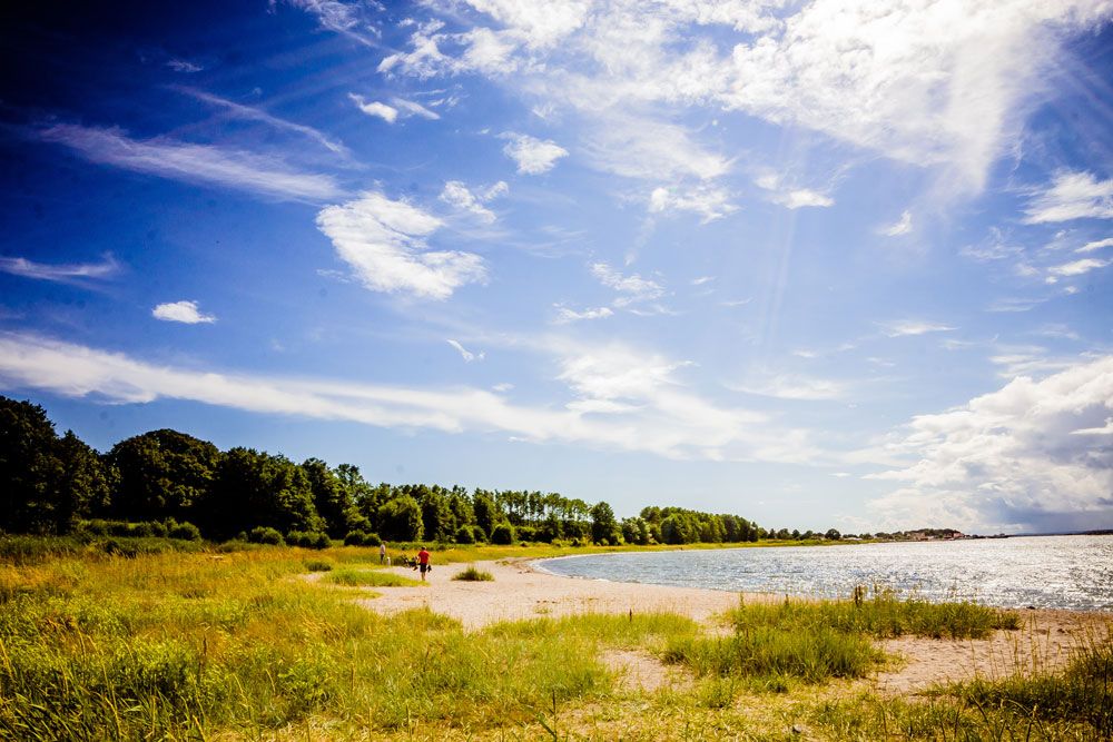 sandstrand på Jomfruland