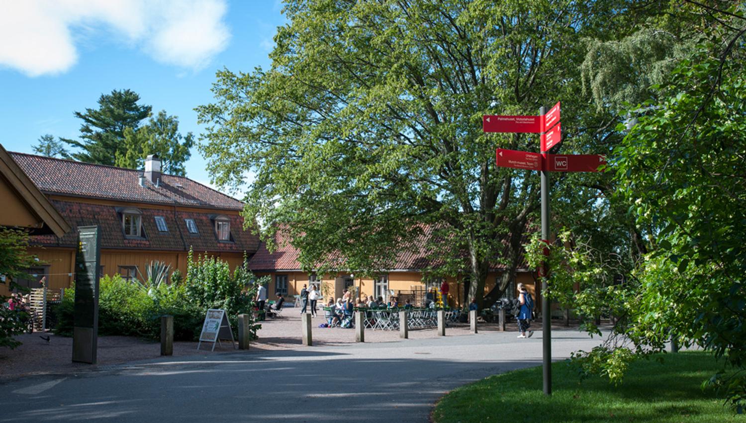 Entrance to the Botanical Garden in Oslo
