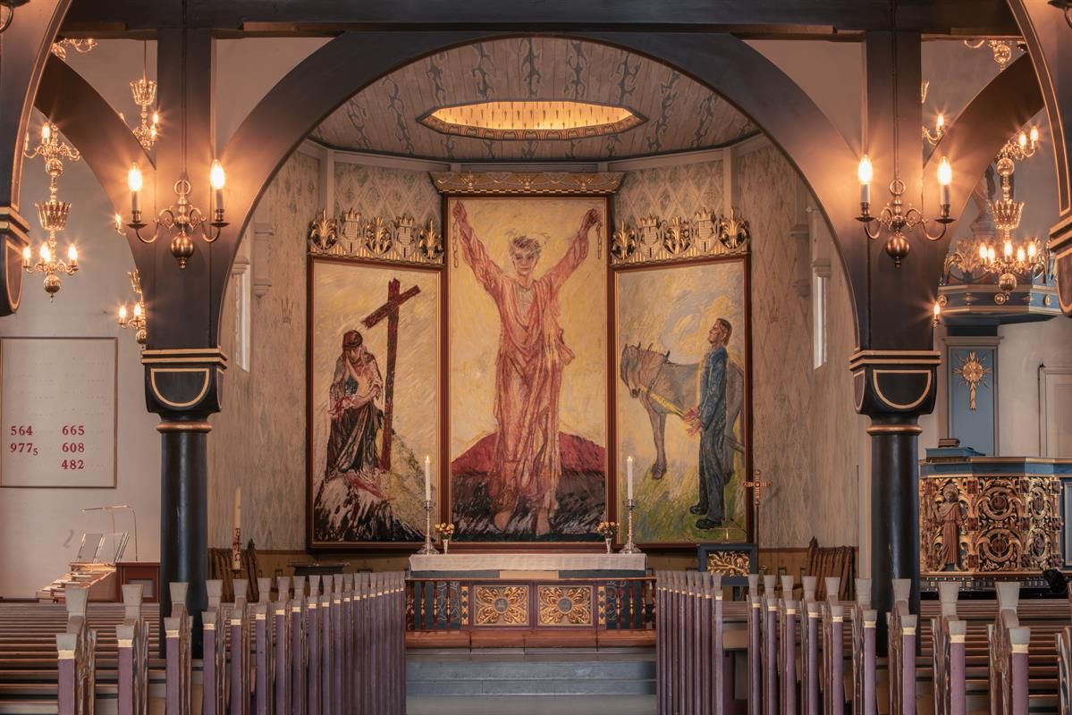 Altertavle i Hamar Domkirke