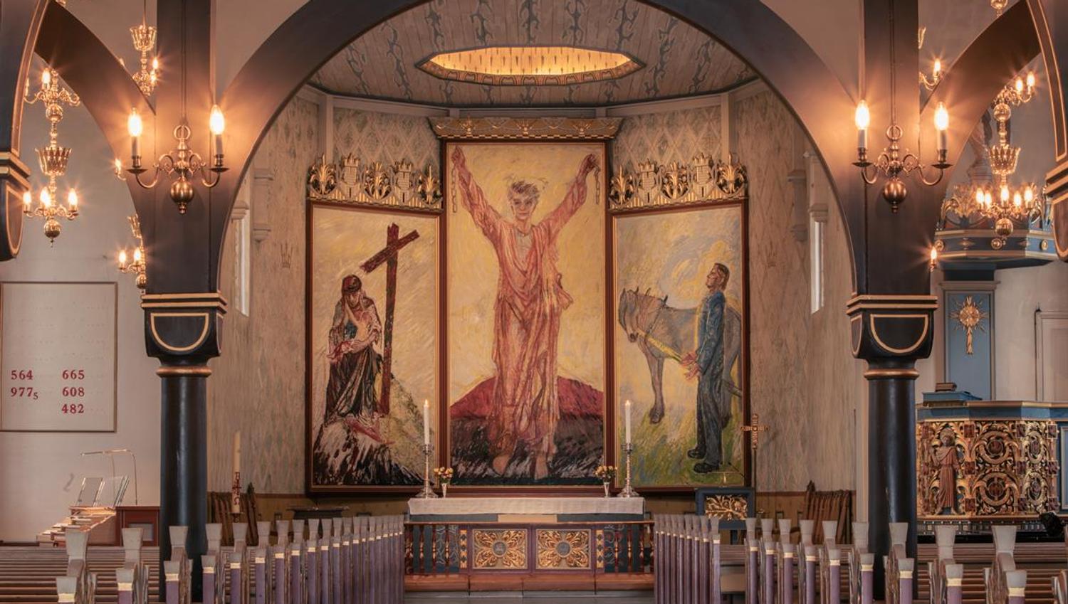 Altertavle i Hamar Domkirke