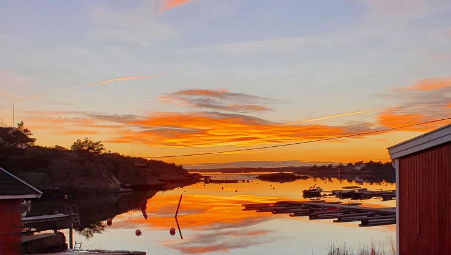 Solnedgang på Hvaler