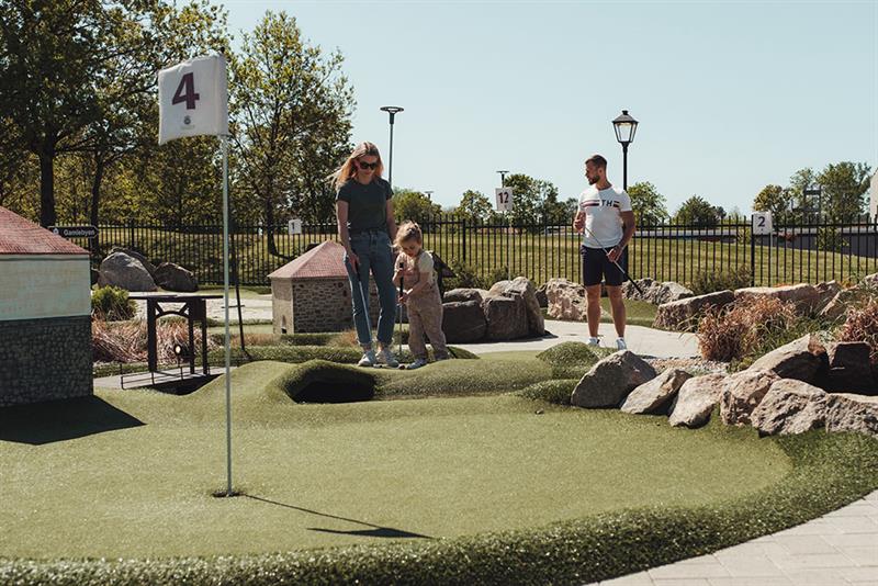 Minigolf på Aktivitetsbyen