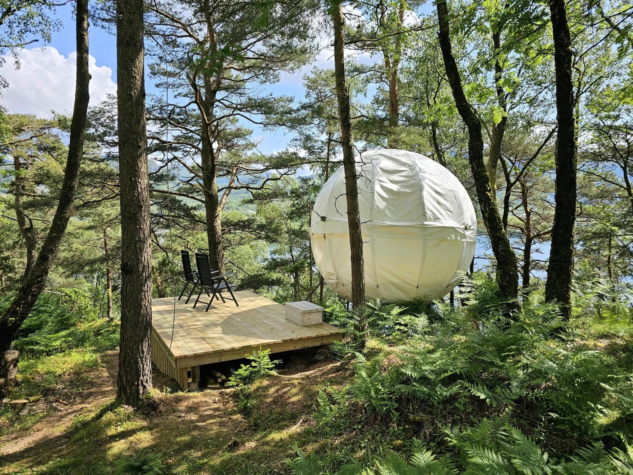 Spend the night in a hanging tent in Ryfylke