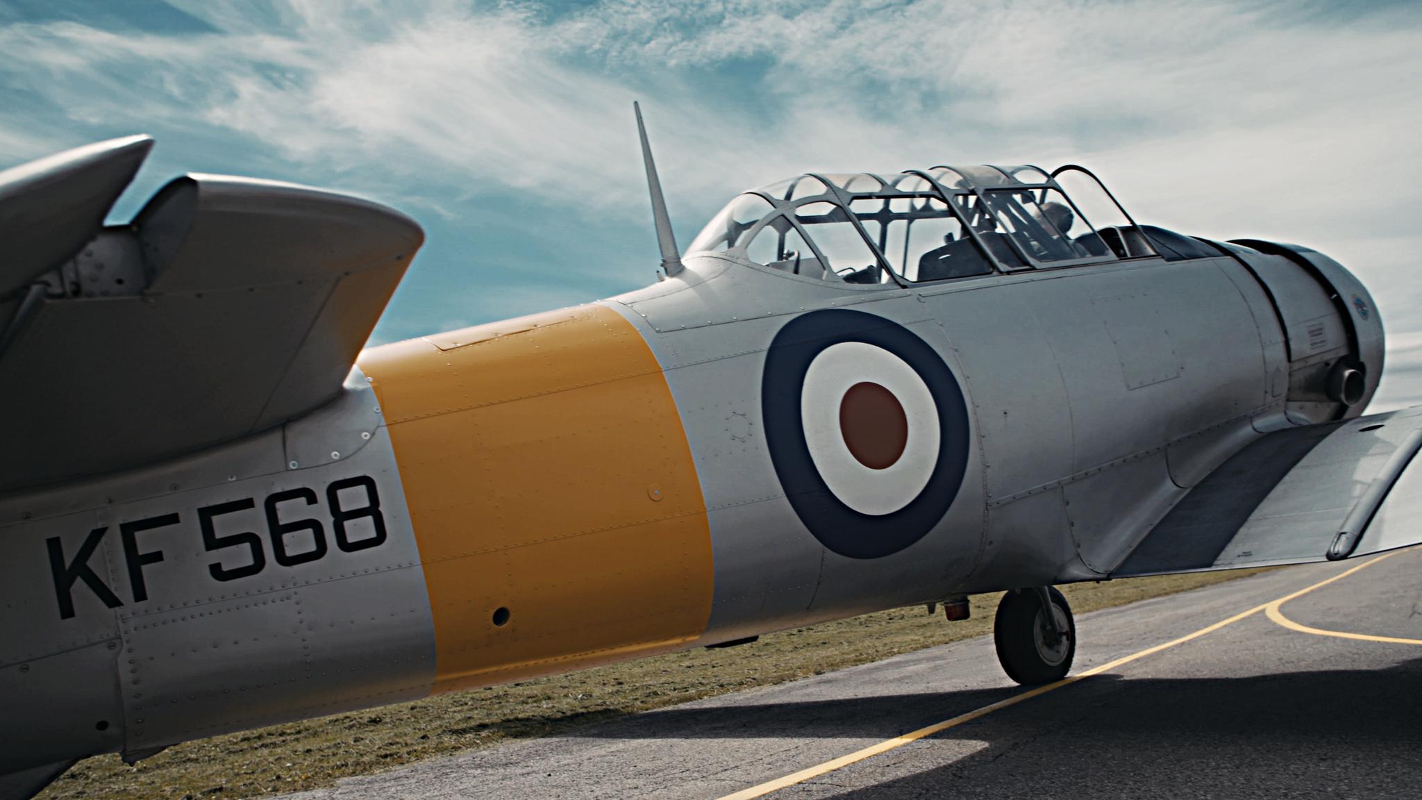 vintage aircraft on ground 