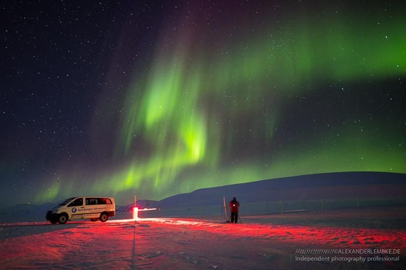 Northern Lights in the sky