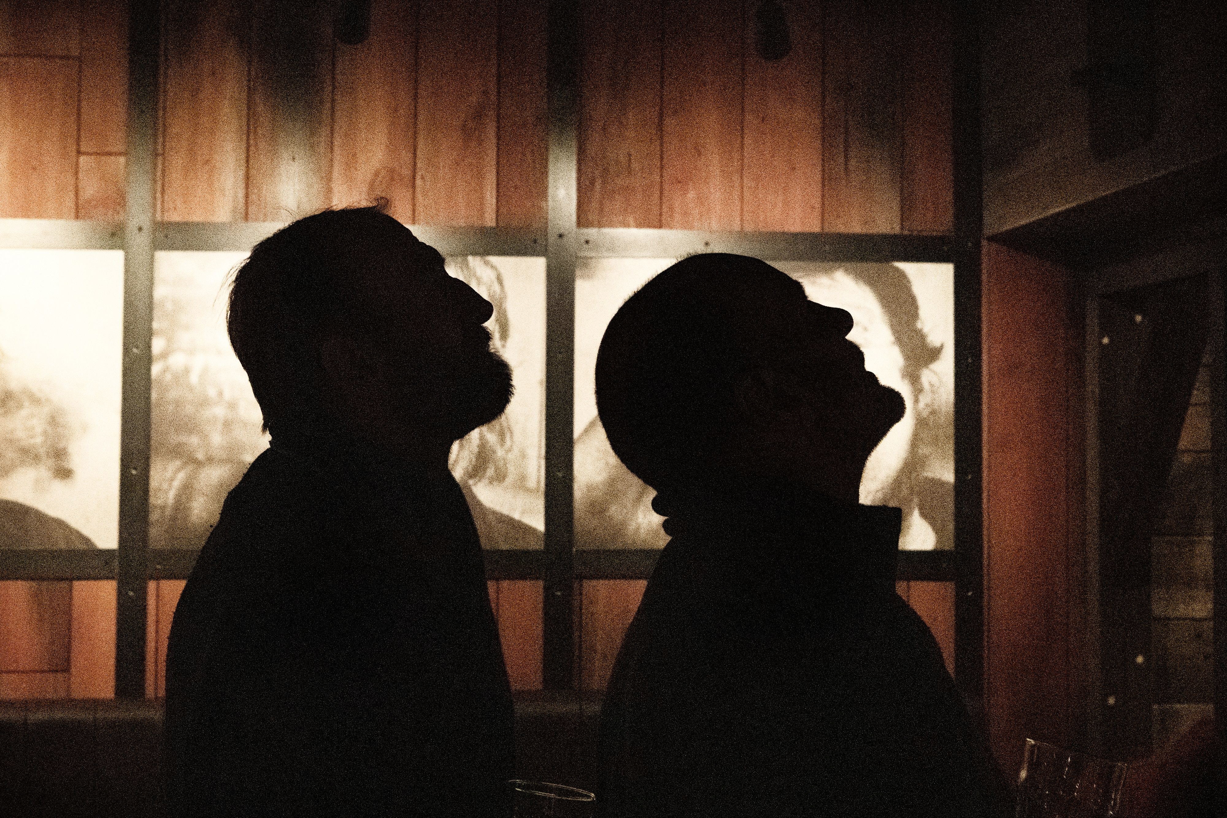 Two persons in the pub