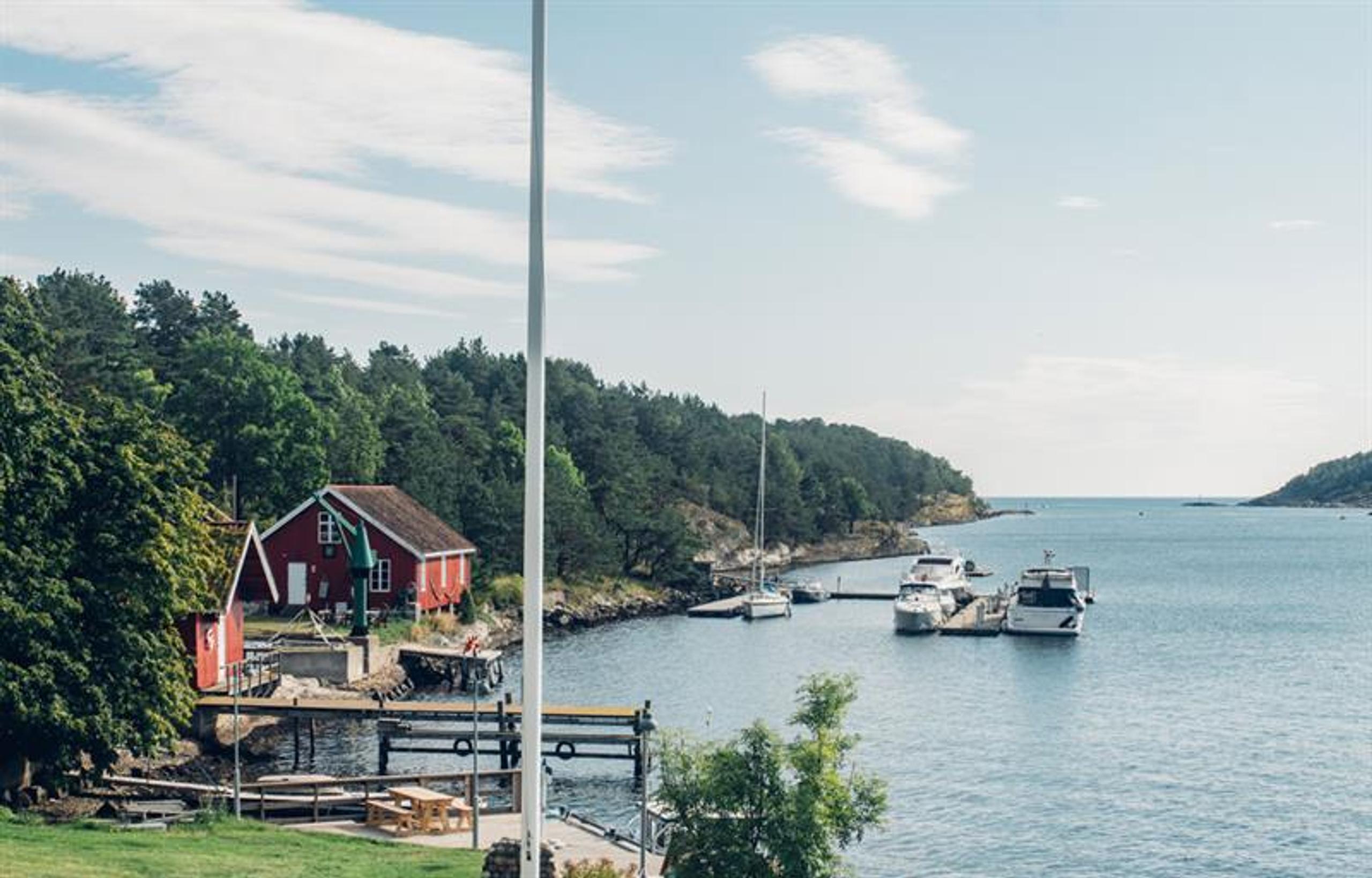 Gjestehavn på Langøya i Langesund