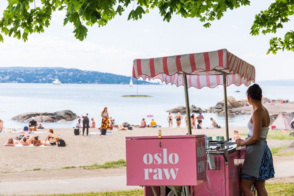 Huk beach at Bygdøy