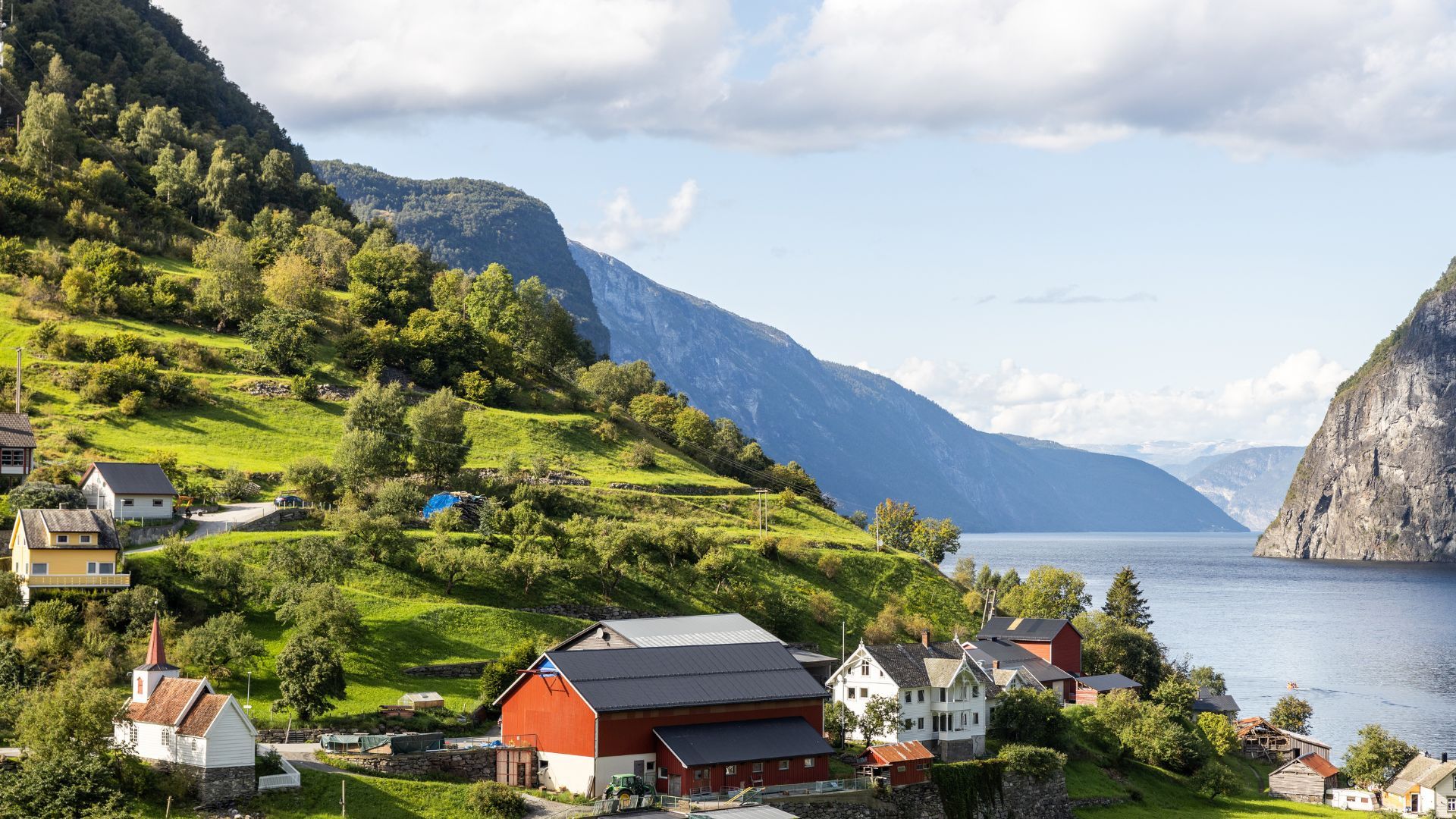 Utsikt frå Hansagarden