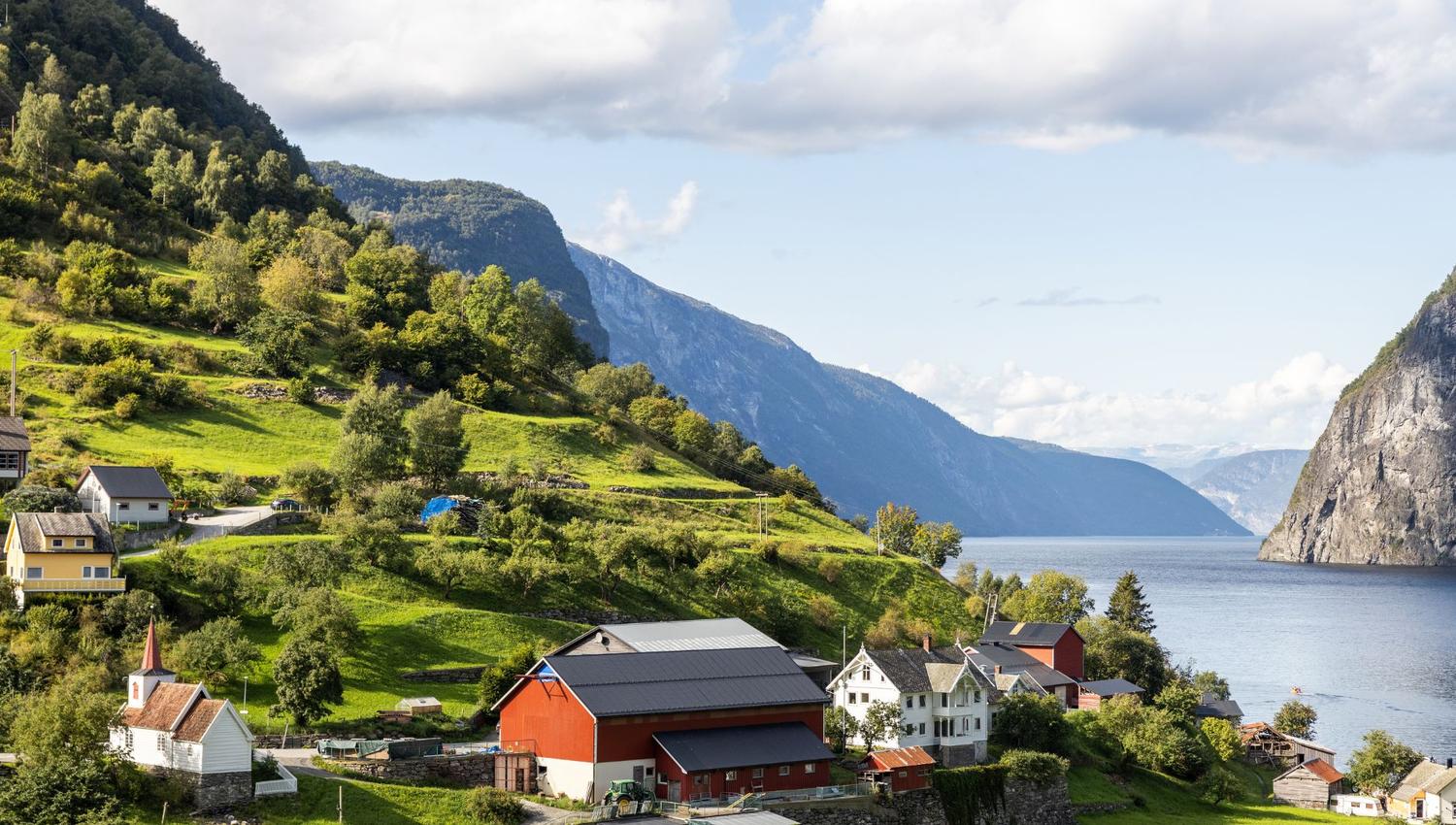 Utsikt frå Hansagarden