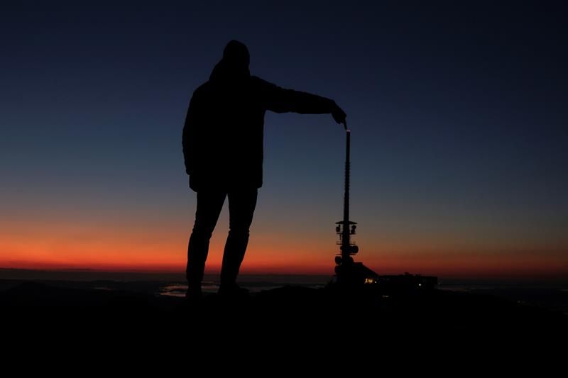 Sunset at Mount Ulriken 