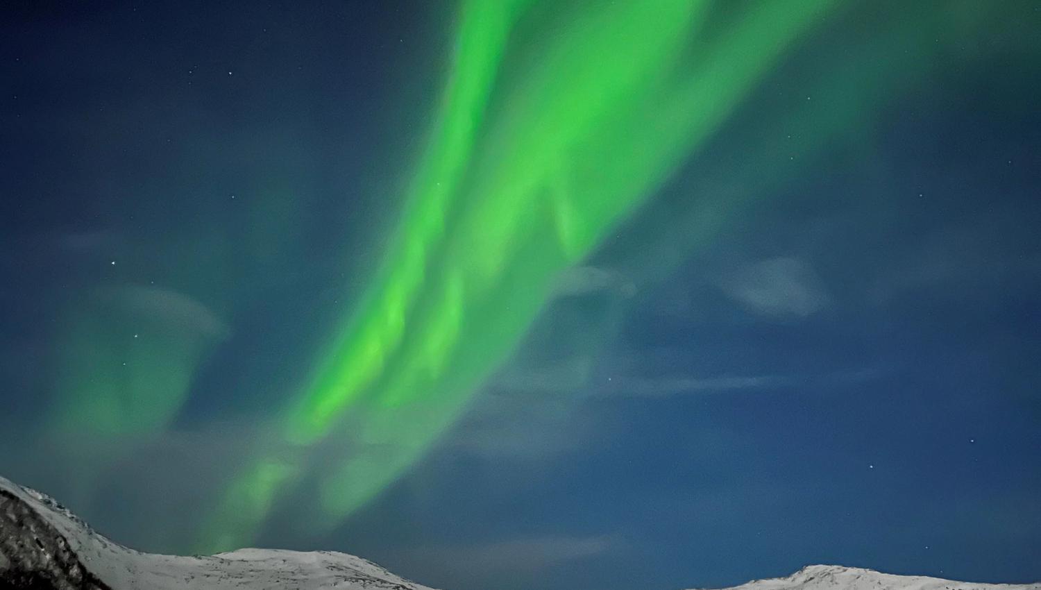 Northern lights over Vengsøy