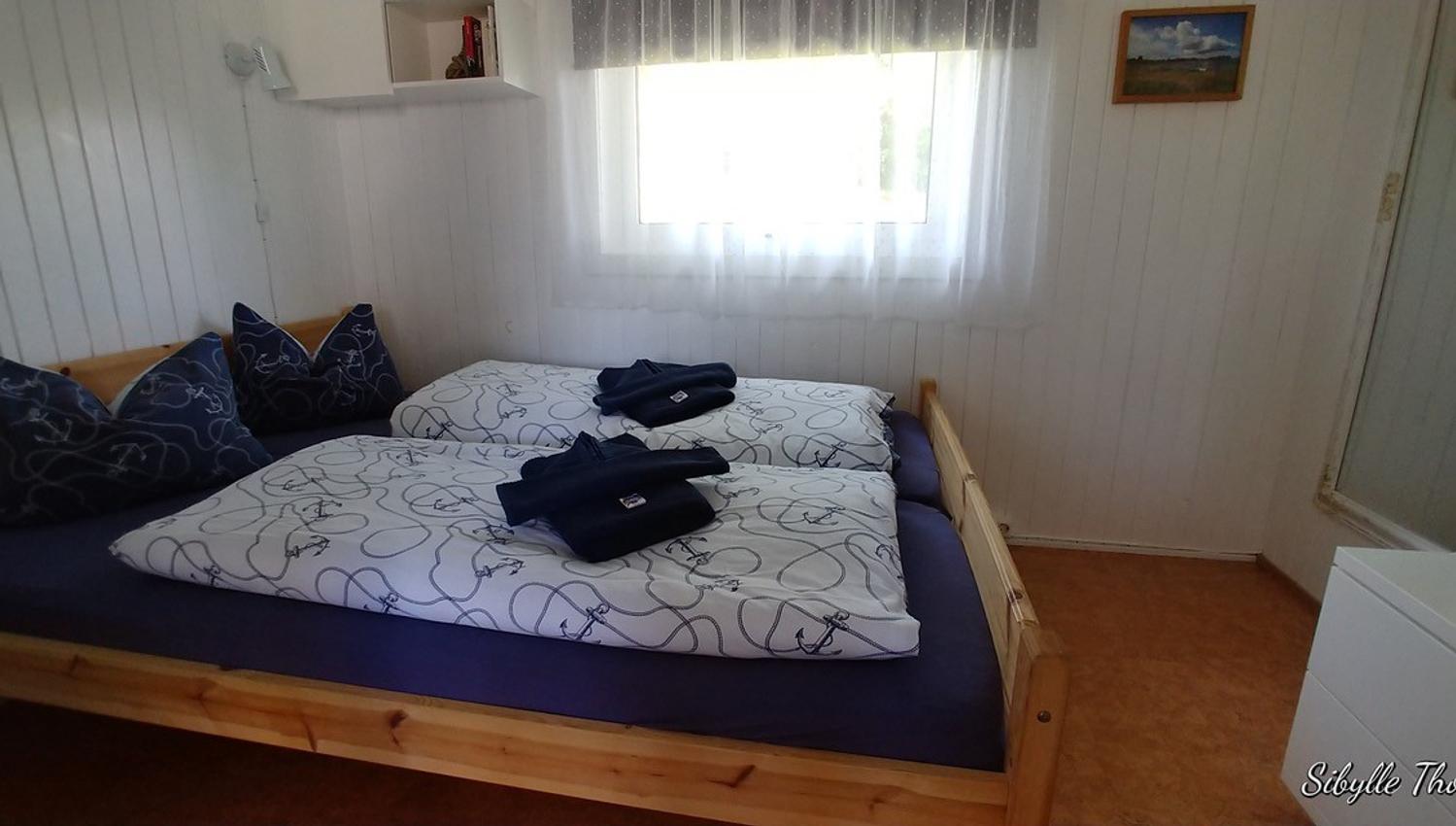 Bed in bedroom
