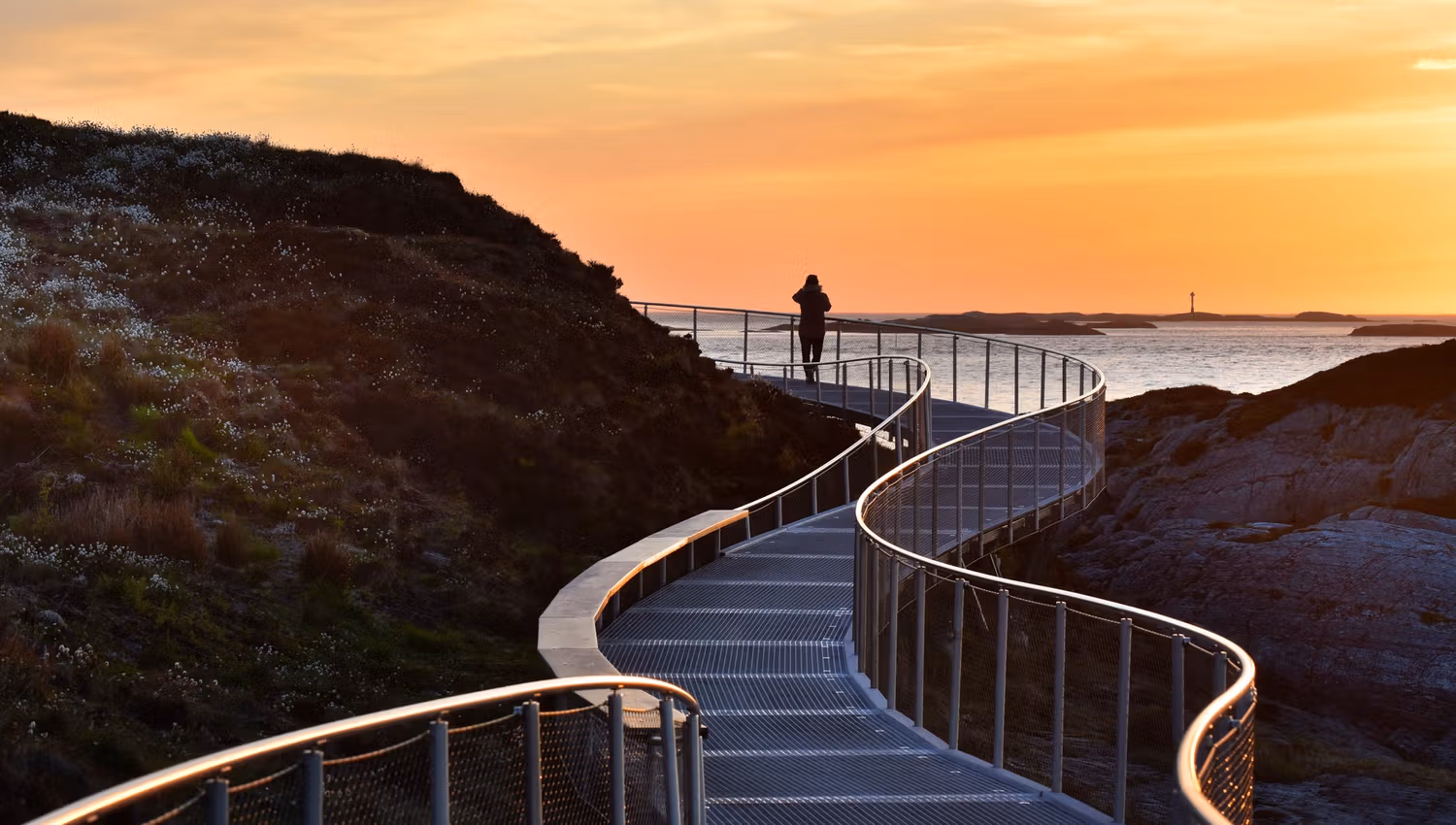 Floating path on Eldhusøya