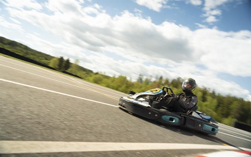 Gokart on track