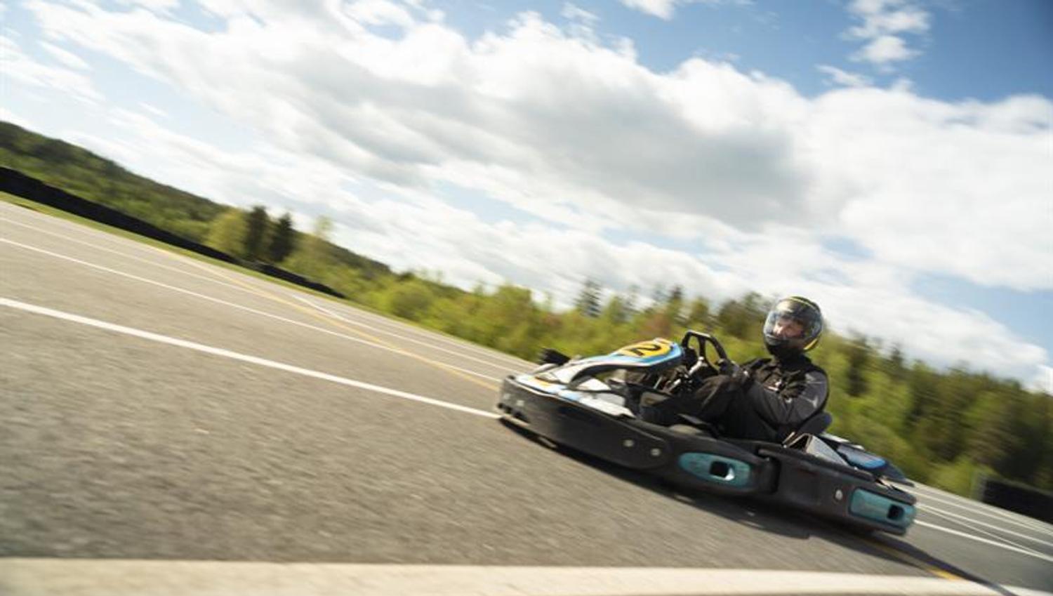 Gokart on track