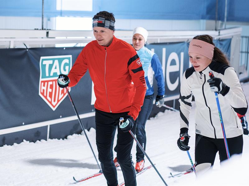 Indoor cross-country skiing at SNØ close by Oslo