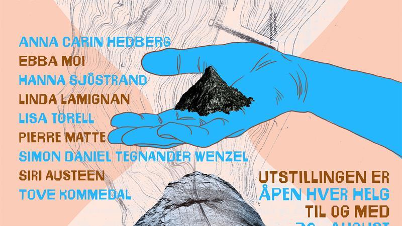 Plakat AVGANG / DEPONI utstilling