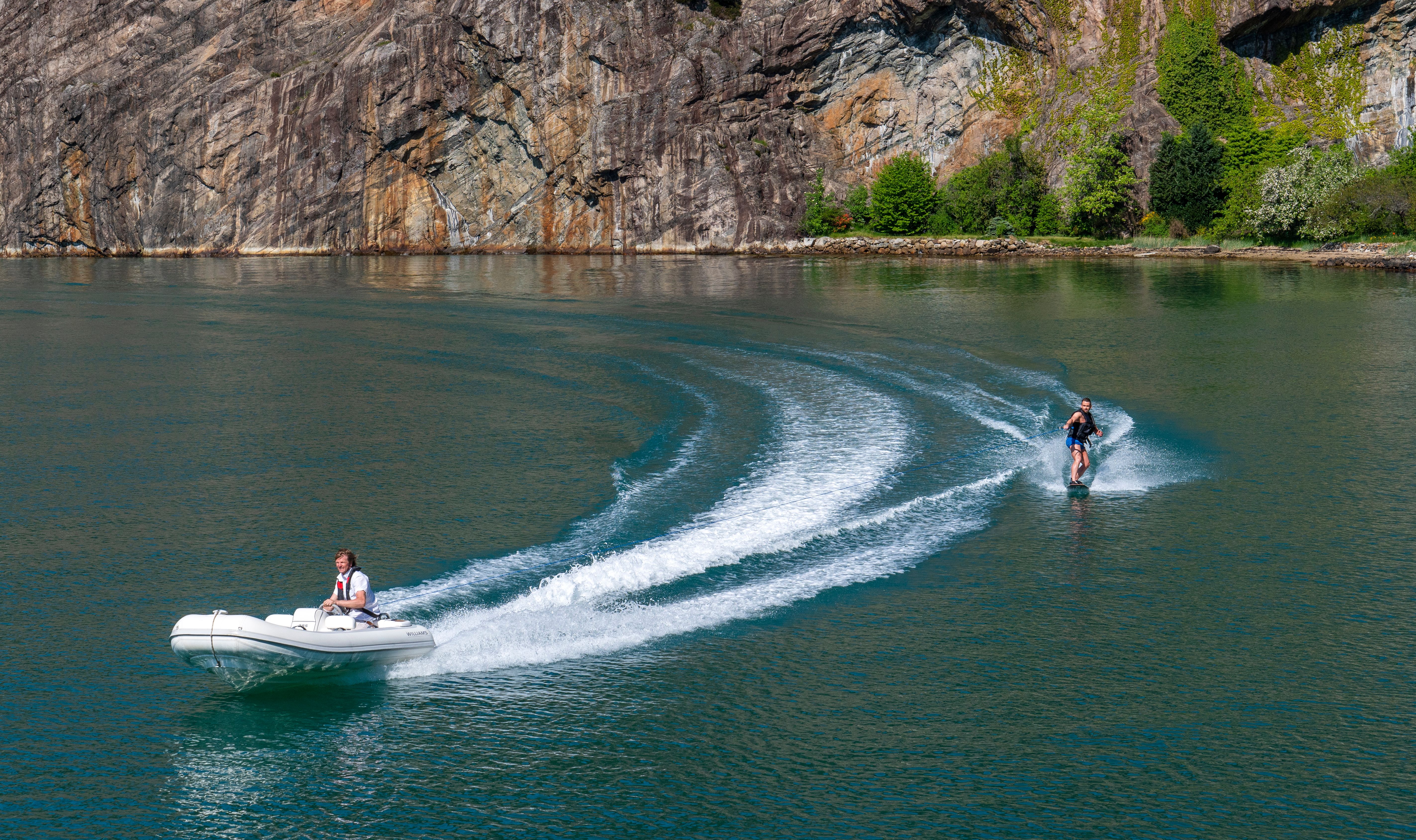 Water activities in the Lysefjord