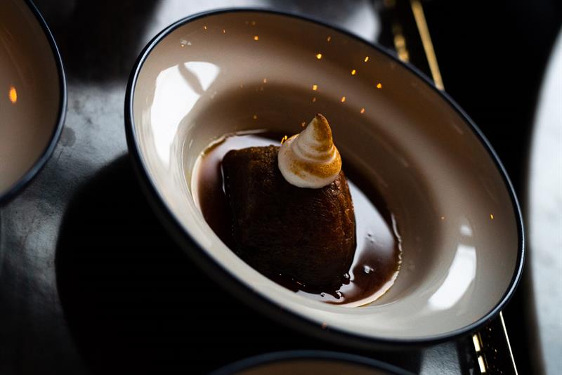 Detail of dessert