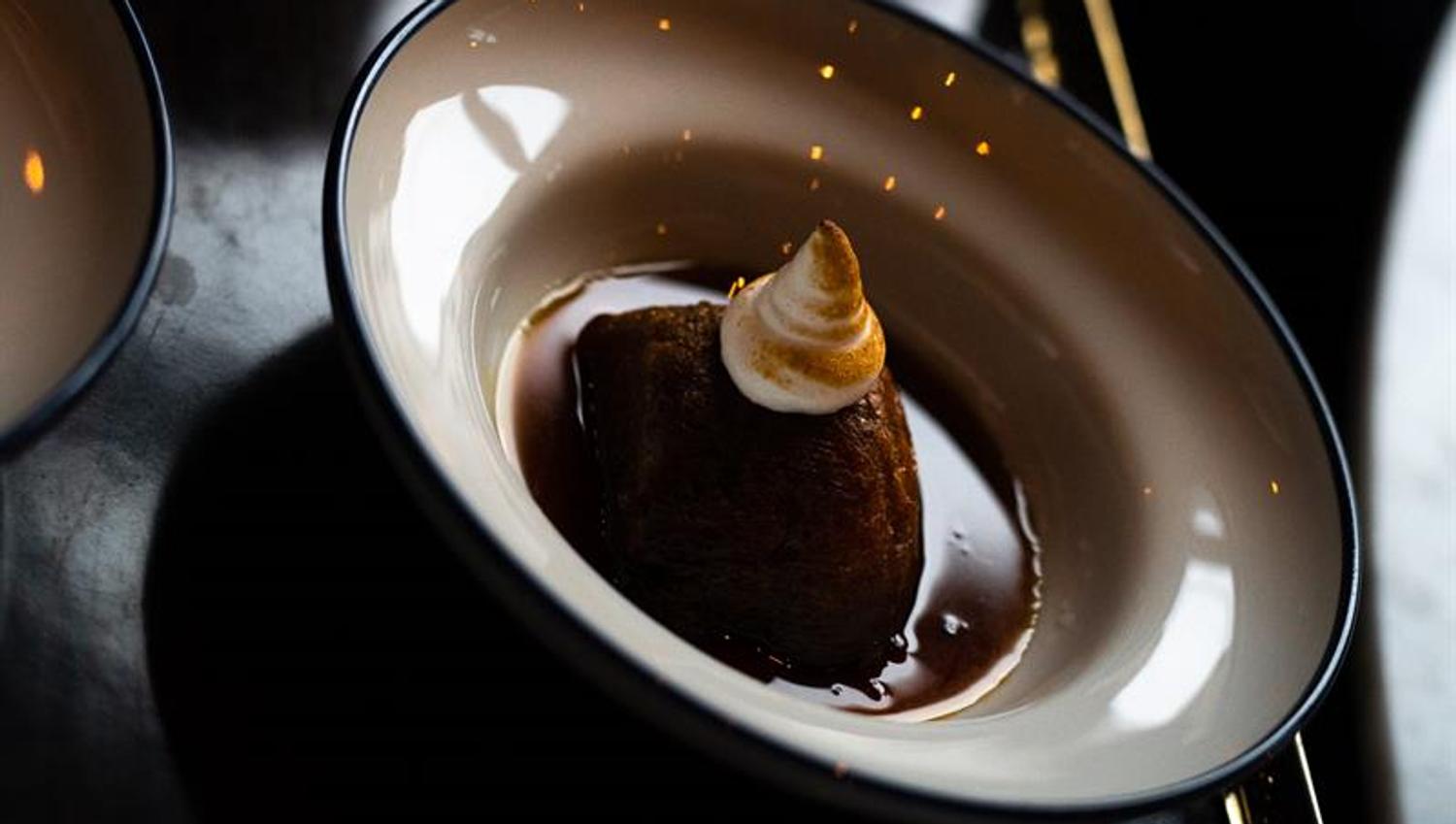 Detail of dessert