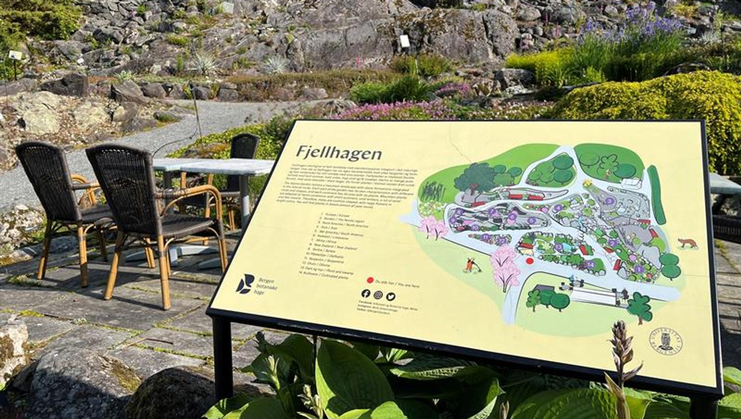 The arboretum and Bergen botanical garden