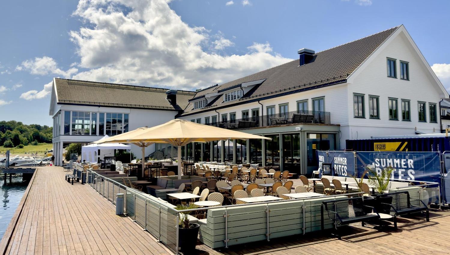Uterestaurant på brygga