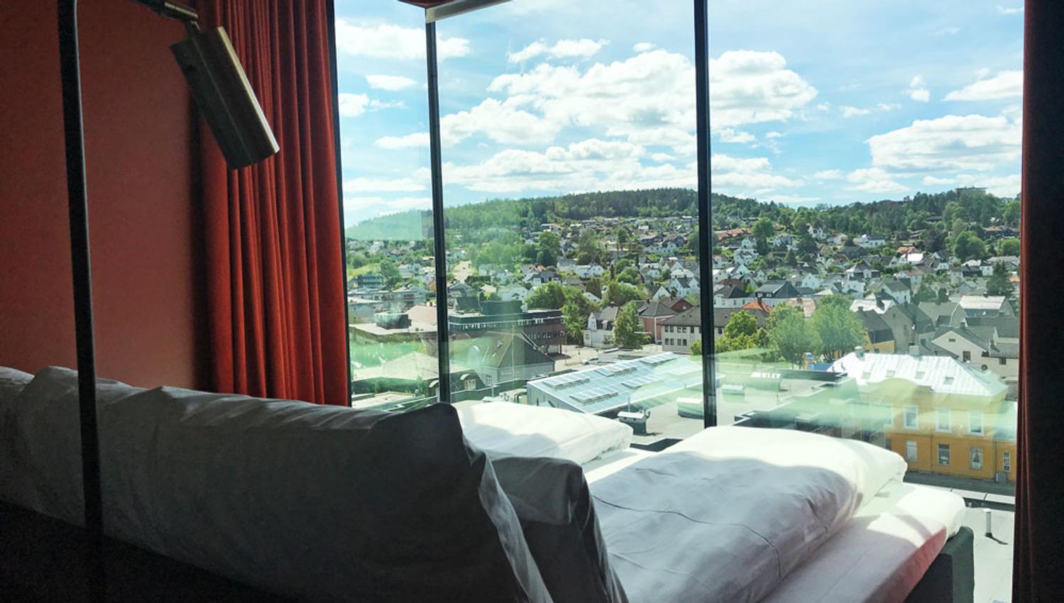 utsikt fra et soverom på Comfort Hotel Porsgrunn