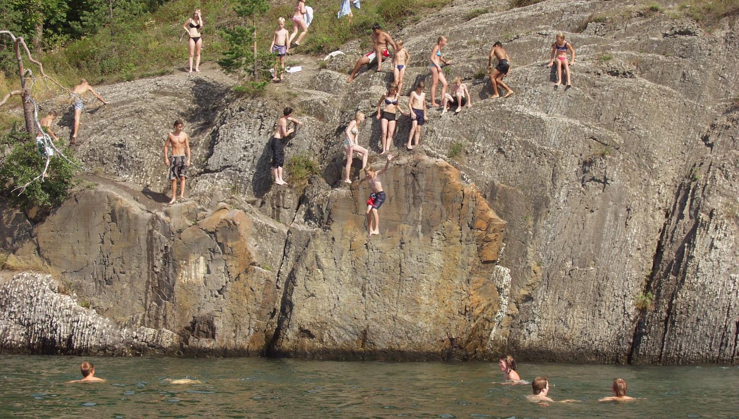 Kalvøya badestrand
