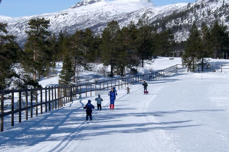Stadionområdet i Hovden langrennsarena