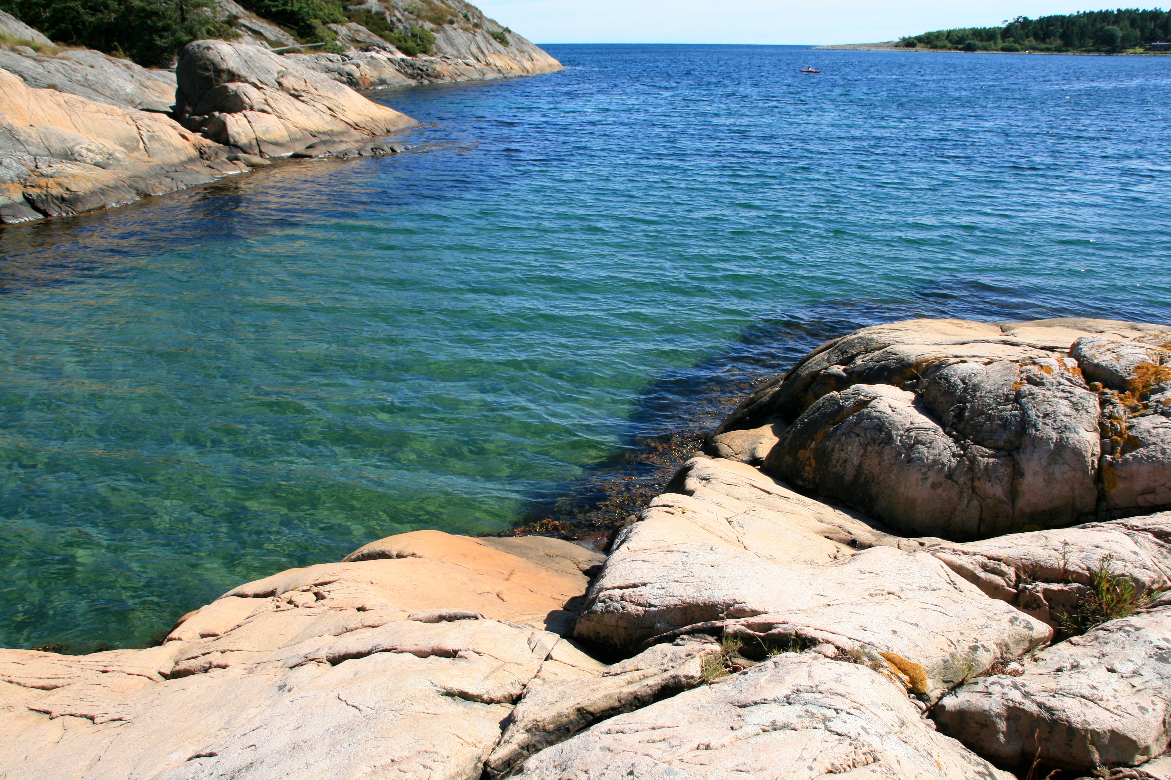 svaberg og havet på Sandaa på Tromøy