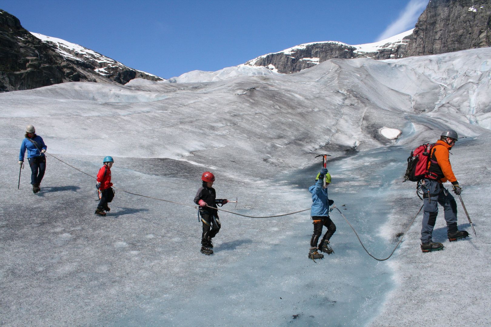 Glacier hike Nigardsbreen Glacier