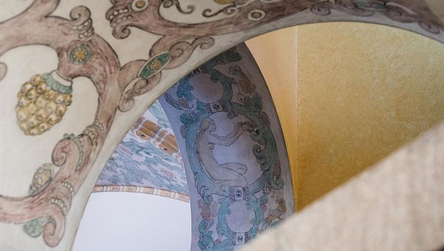 Detail from the vaulting ceiling