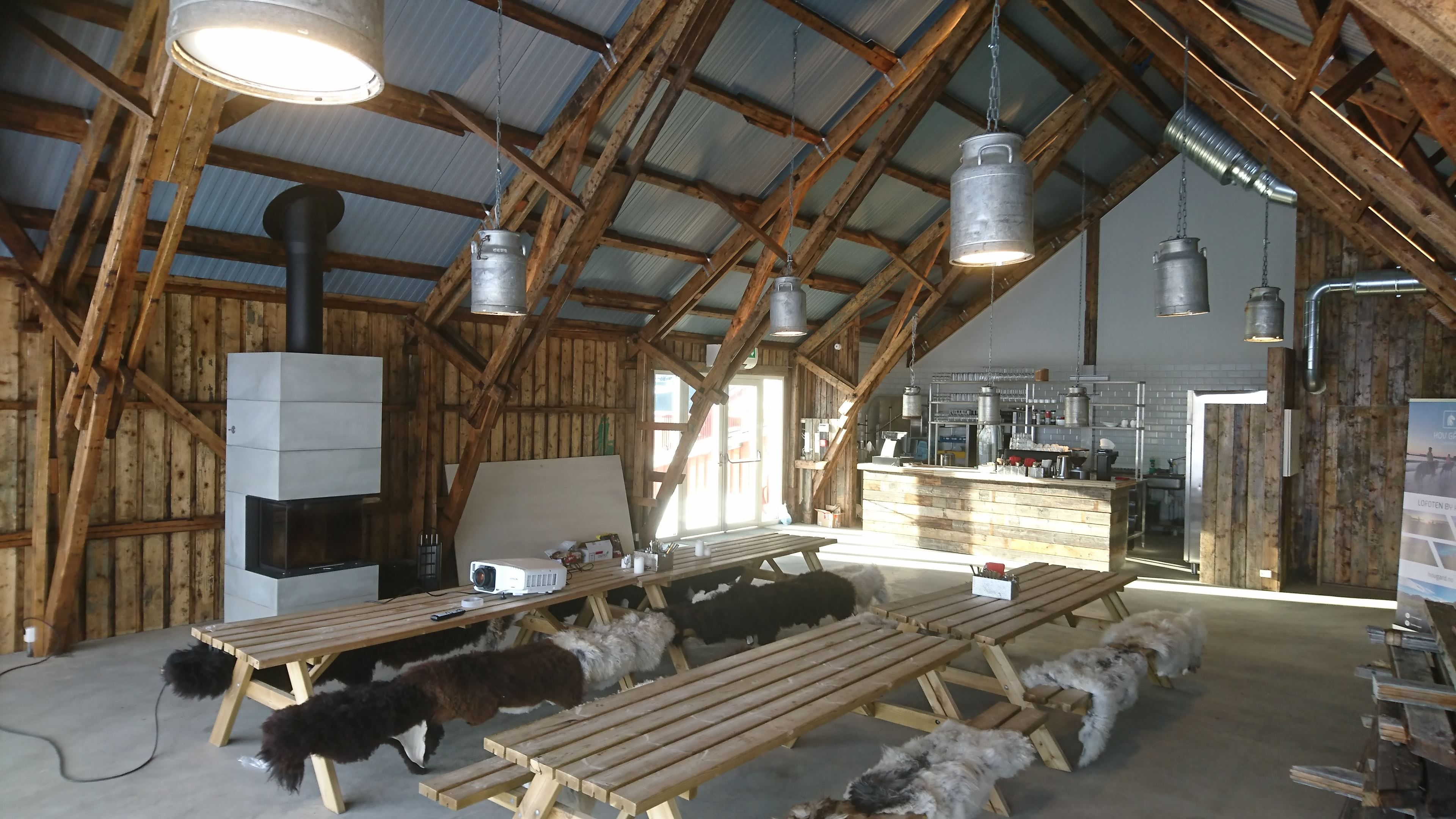 The Restaurant Hov Gård, next to Hov Camping