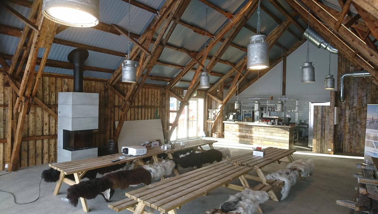 The Restaurant Hov Gård, next to Hov Camping