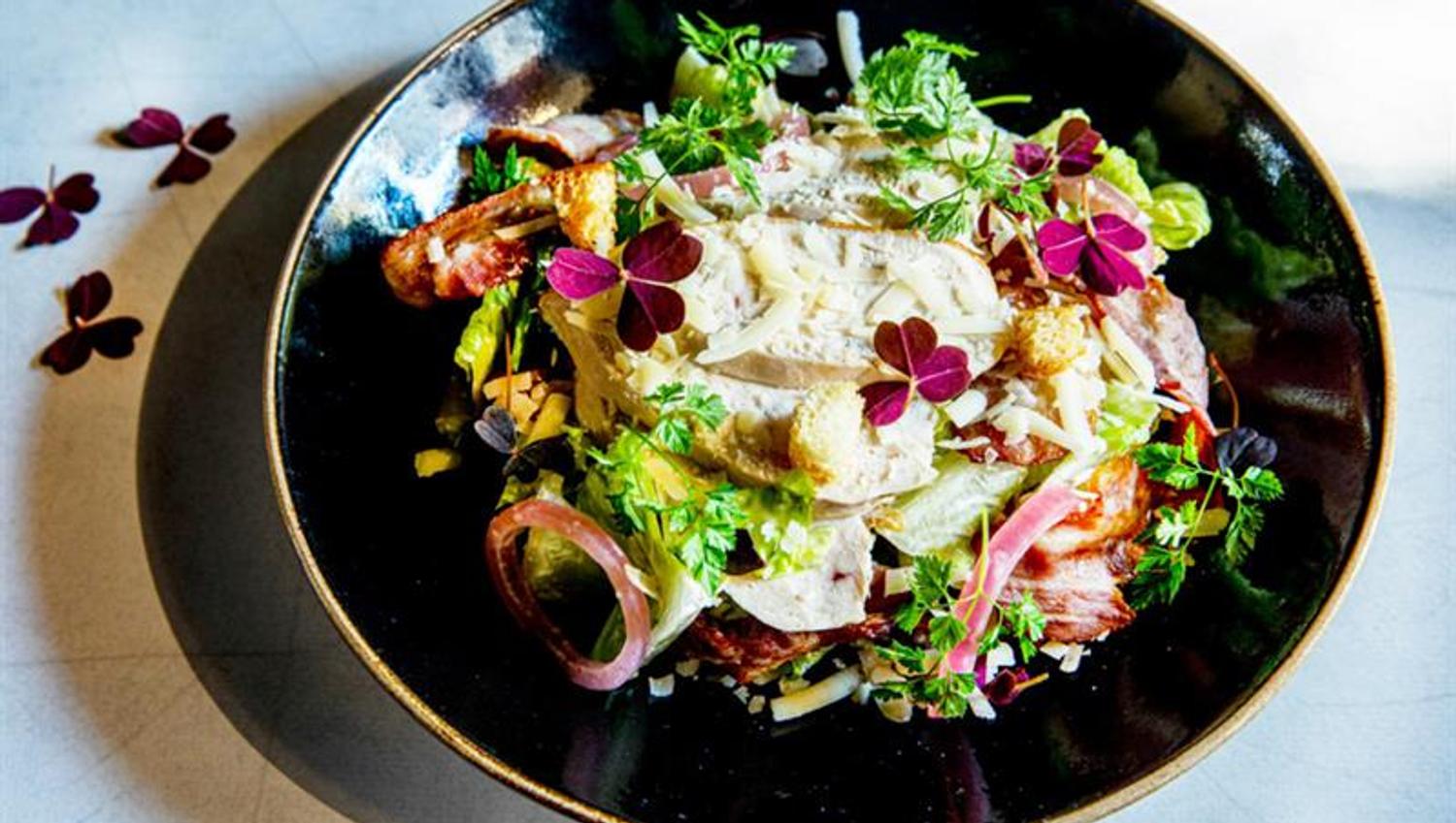 Detail of salad.