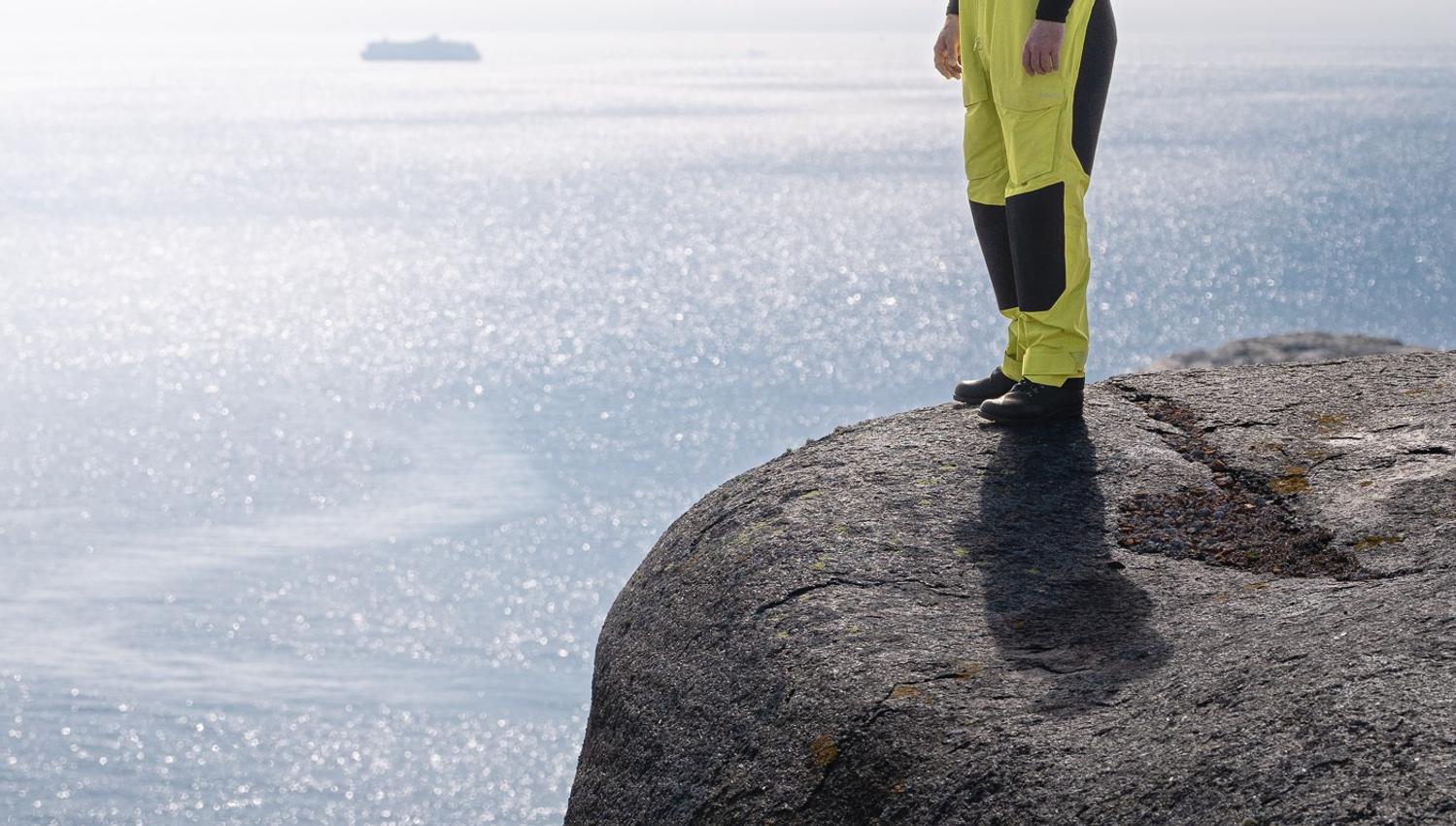 Ribwave nyter utsikten til åpent hav