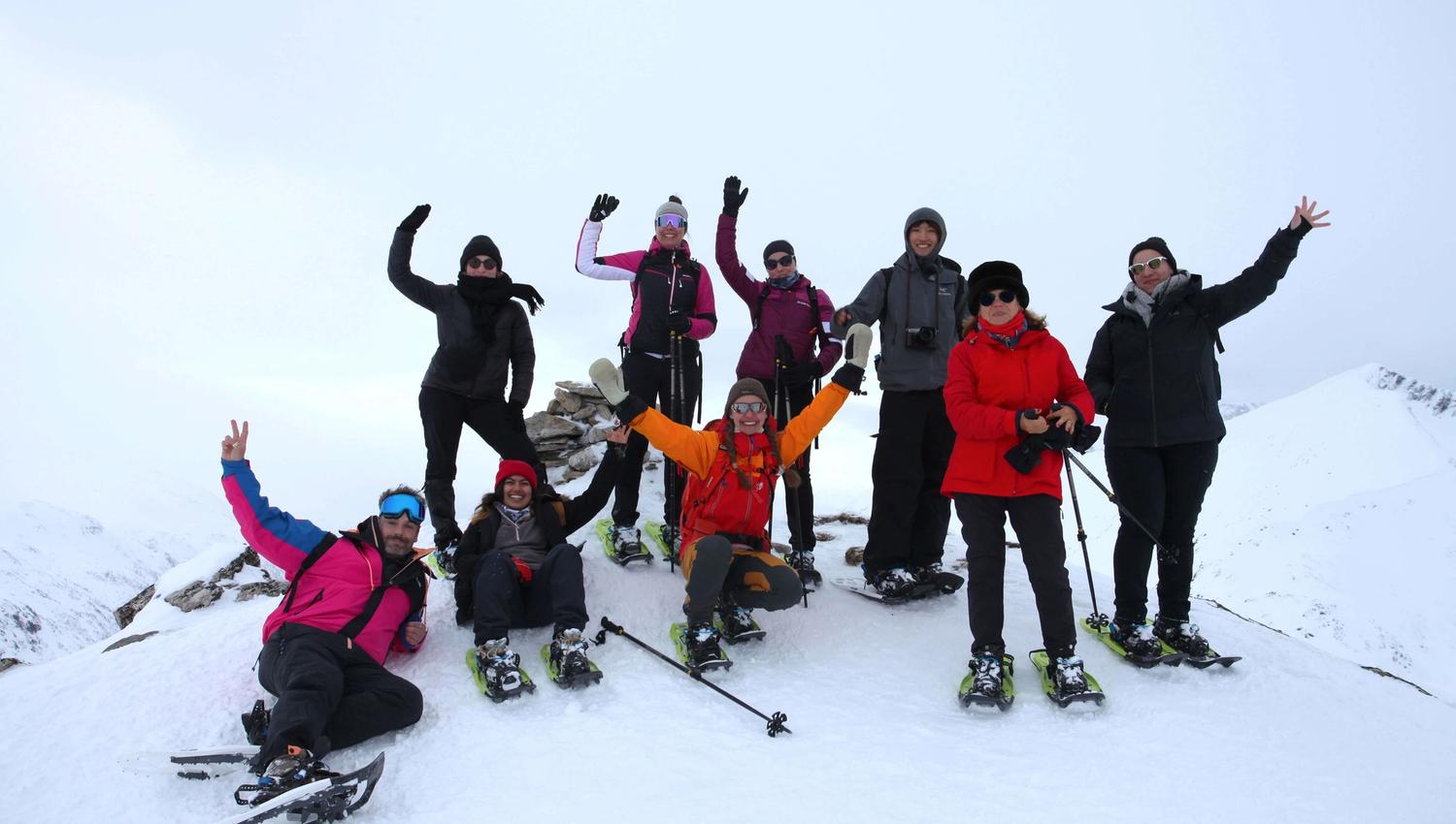 Guests on top of the mountain