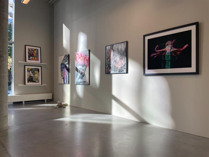 the inside of the gallery